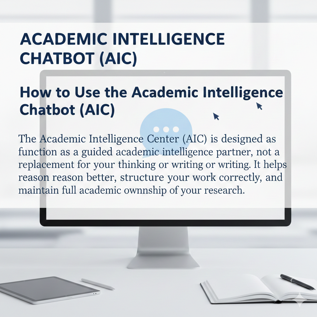 Academic Intelligence Chatbot and Academic Intelligence Manual